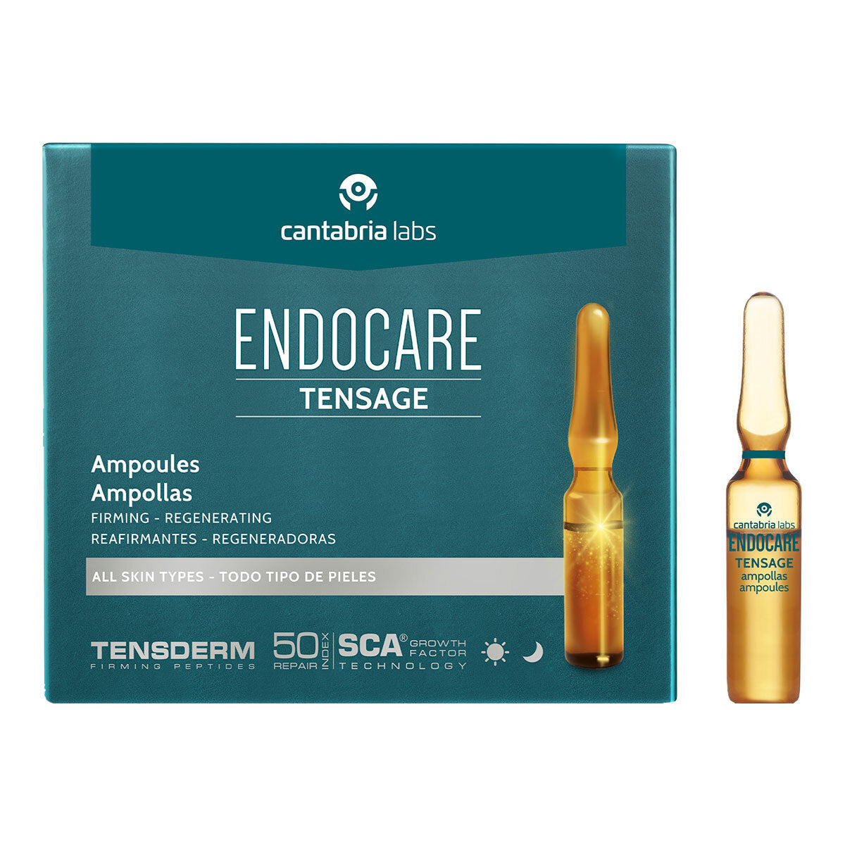 ENDOCARE TENSAGE AMPOLLETAS 10