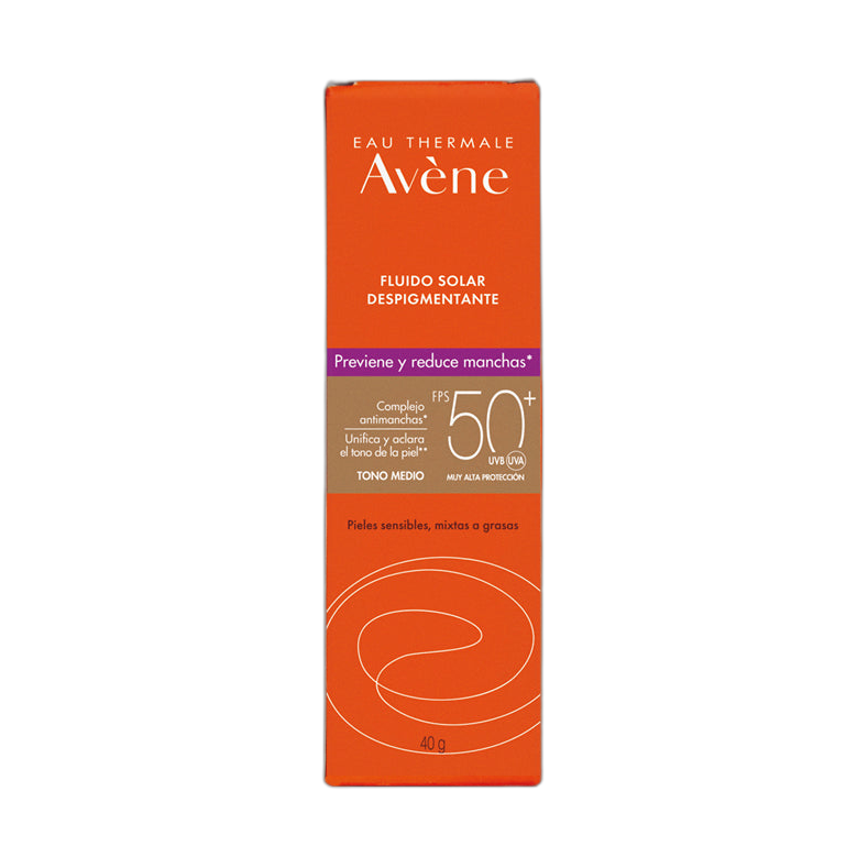 AVENE Fluido Solar despigmentante 40g tono medio (fondo limpio)