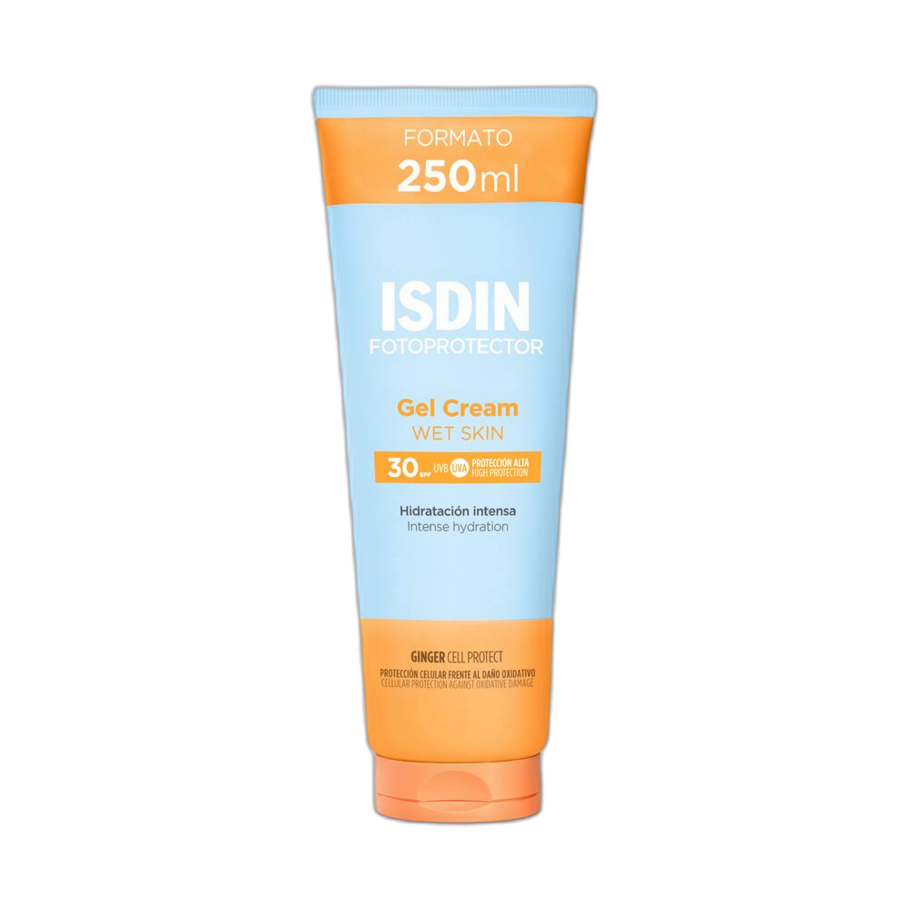 ISDIN Fotoprotector gel crema FPS50+ 250ml (fondo limpio)