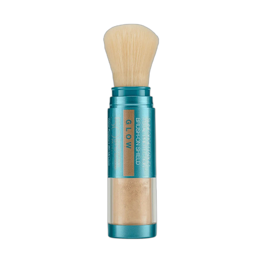 COLORESCIENCE Total protection™ brush-on shield GLOW spf50 (fondo limpio)
