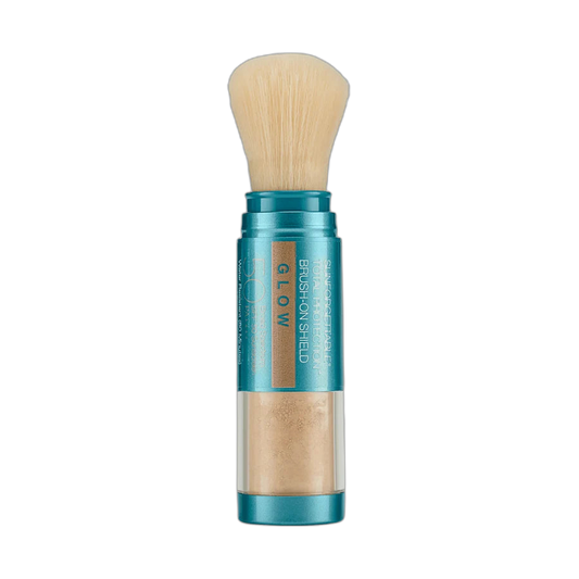 COLORESCIENCE Total protection™ brush-on shield GLOW spf50 (fondo limpio)