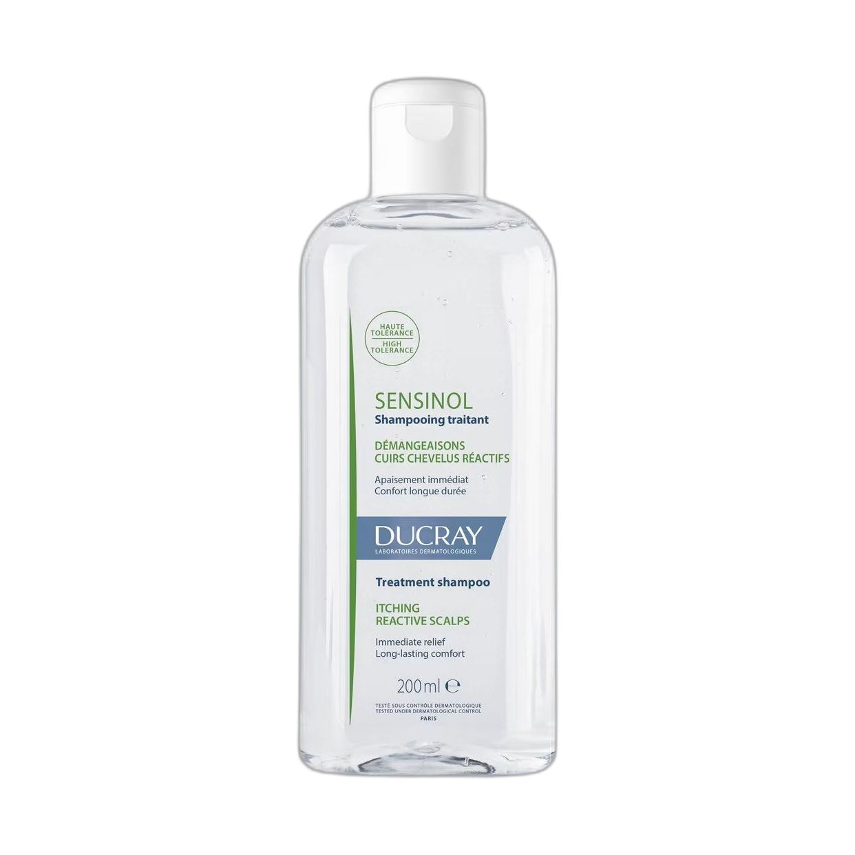 DUCRAY Sensinol shampoo anticomezón 200ml (fondo limpio)