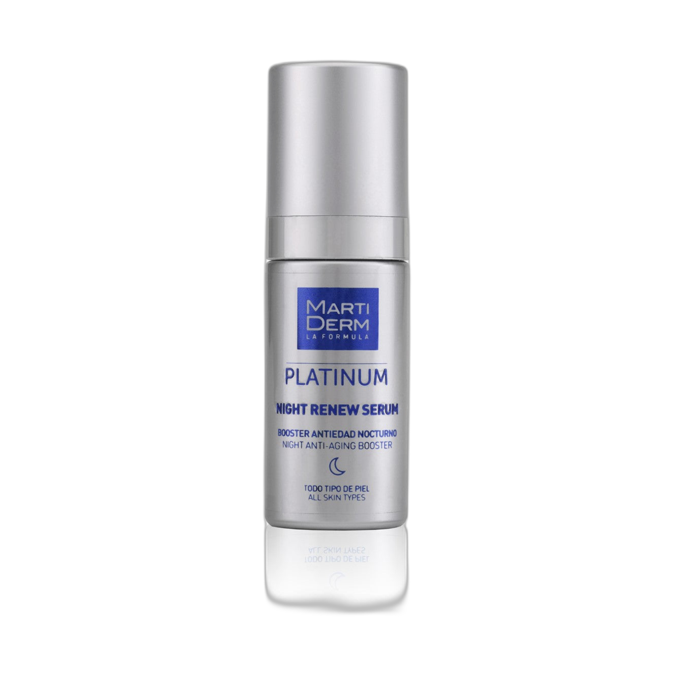 MARTIDERM Platinum night renew serum 30ml (fondo limpio)