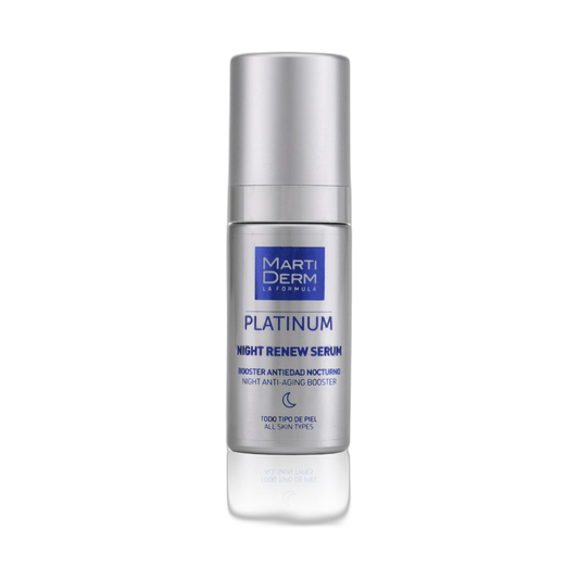 MARTIDERM Platinum night renew serum 30ml (fondo limpio)