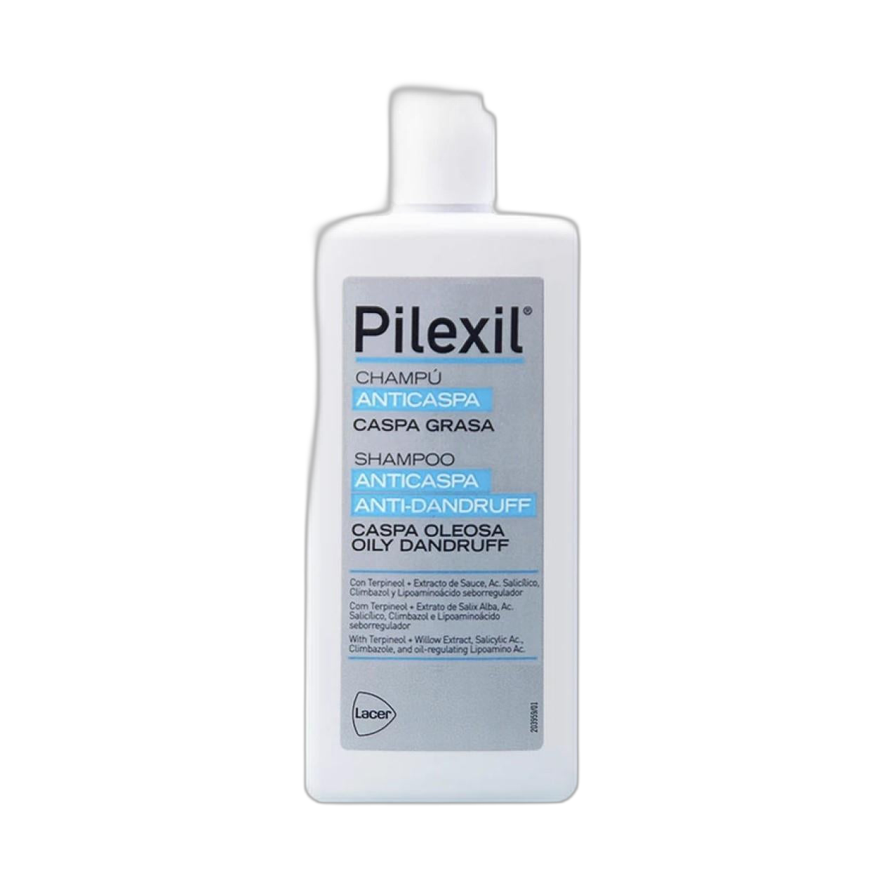 PILEXIL Shampoo anticaspa grasa 300ml (fondo limpio)