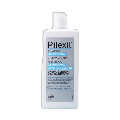 PILEXIL Shampoo anticaspa grasa 300ml (fondo limpio)