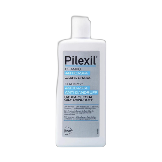 PILEXIL Shampoo anticaspa grasa 300ml (fondo limpio)