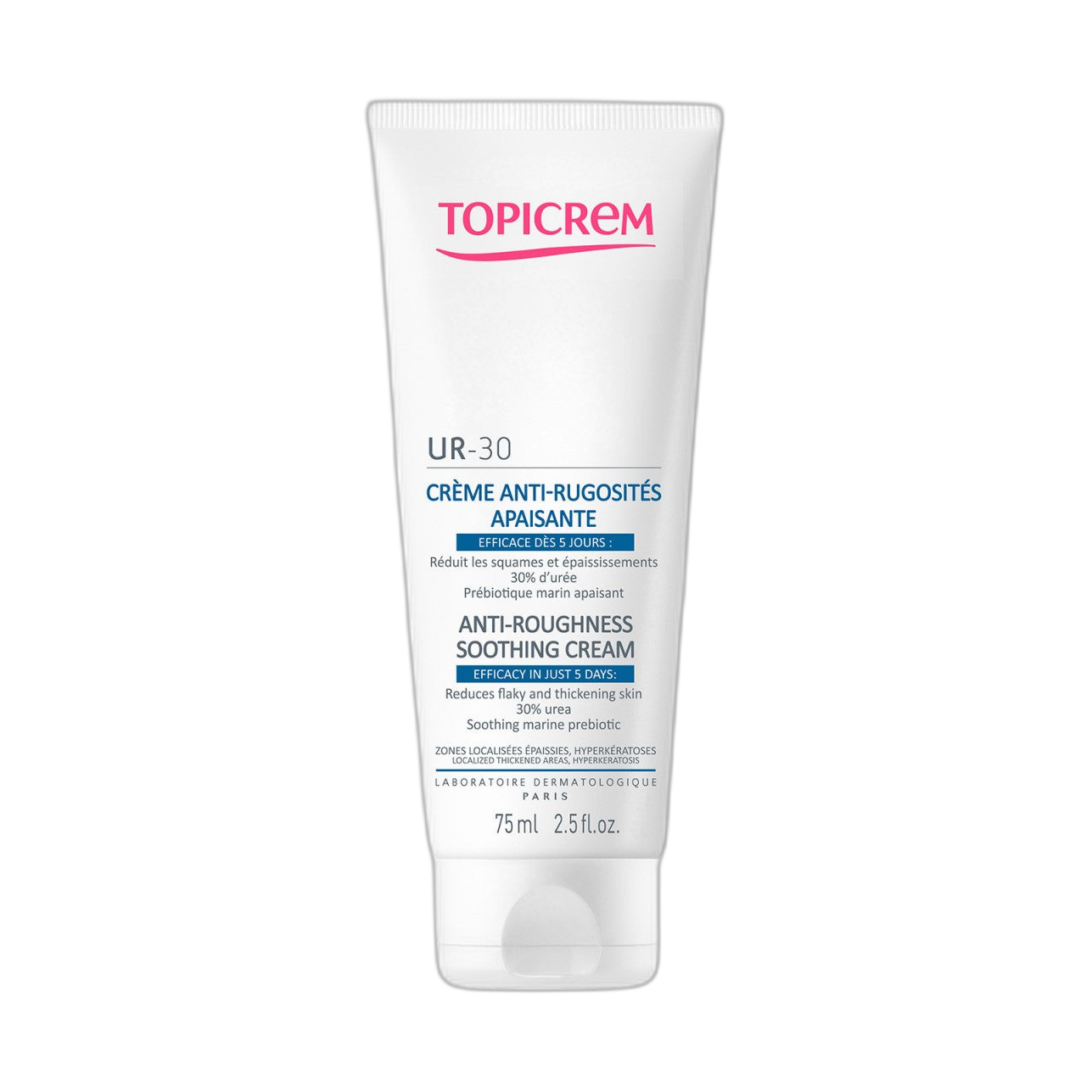 UR30 Crema anti-asperezas calmante 75ml (fondo limpio)