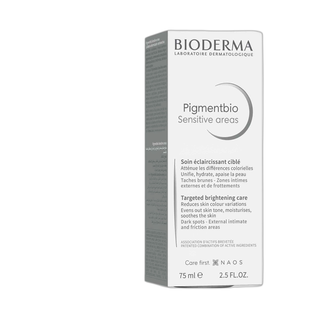 BIODERMA Pigmentbio Sensitive areas 75ml (fondo limpio)