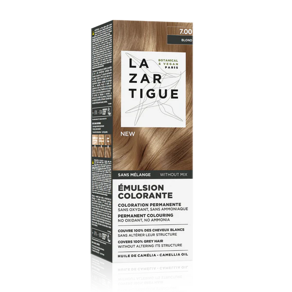 LAZARTIGUE Emulsión colorante 7.0 Blond 1Kit 60ml