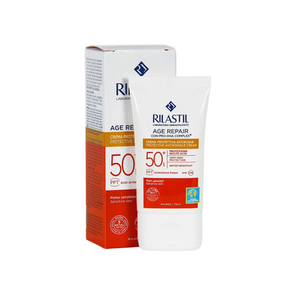 RILASTIL AGE REPAIR PROTECTIVE AND ANTIWRINKLE CREAM SPF 50+ 40ML