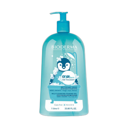 BIODERMA ABCderm gel moussant 1Lt (fondo limpio)