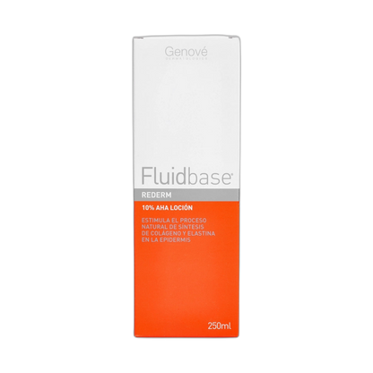 GENOVE Fluidbase Rederm 10% AHA Loción 250ml (fondo limpio)