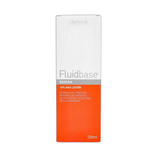 GENOVE Fluidbase Rederm 10% AHA Loción 250ml (fondo limpio)