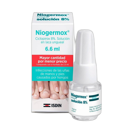 ISDIN NIOGERMOX Sol 8 % 6.6ml (fondo limpio)