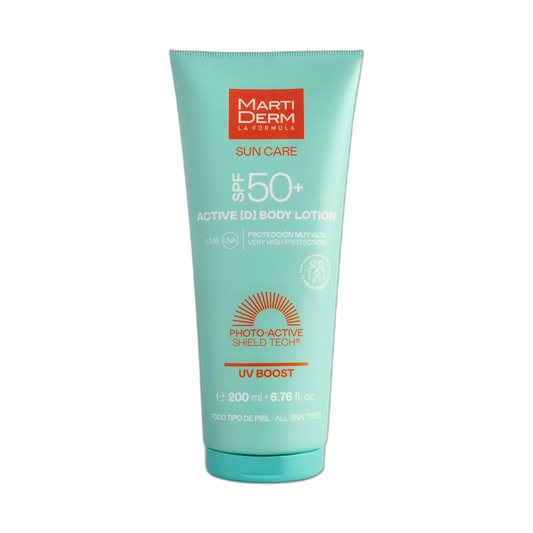 MARTIDERM ActiveD locion corporal spf50+ 200ml (fondo limpio)