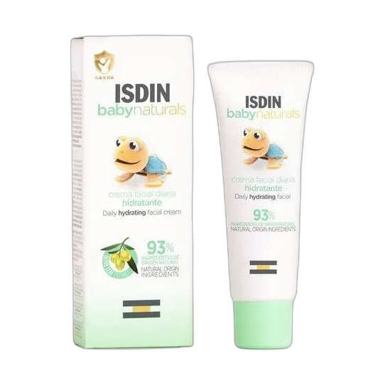 ISDIN Baby naturals crema facial 50ml (fondo limpio)