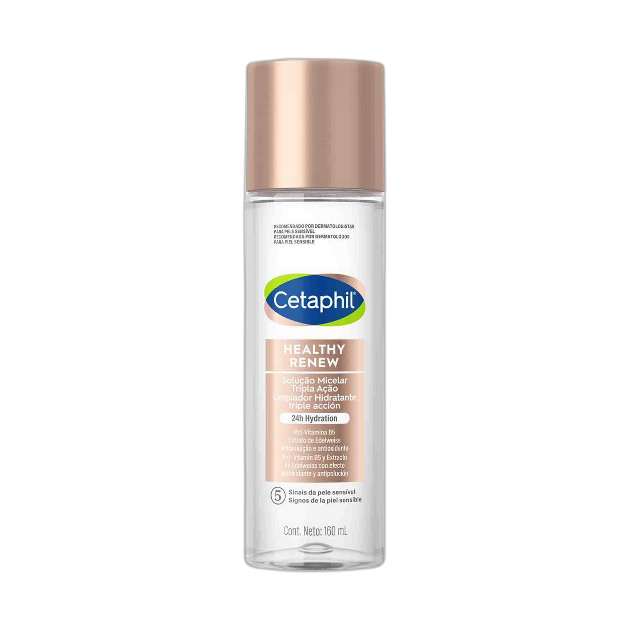 Cetaphil Healthy Renew Limpiador Hidratante Triple Acción 160ml (fondo limpio)