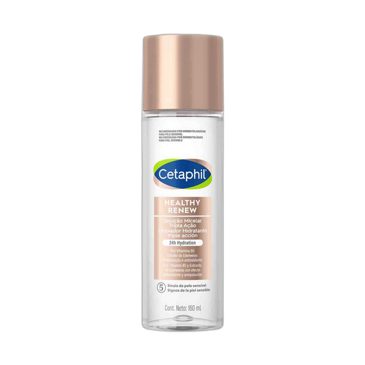 Cetaphil Healthy Renew Limpiador Hidratante Triple Acción 160ml (fondo limpio)