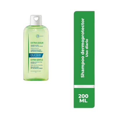 DUCRAY shampoo extra suave 200ml (fondo limpio)