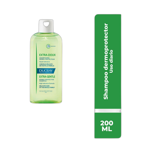 DUCRAY shampoo extra suave 200ml (fondo limpio)