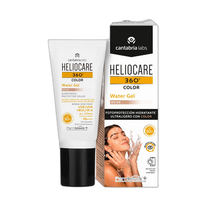 HELIOCARE 360 Water gel color beige spf50+ 50ml (fondo limpio)