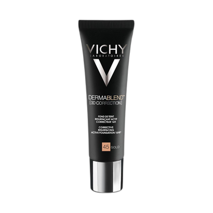 VICHY Dermablend 3D maquillaje fluido 45 gold 30ml (fondo limpio)