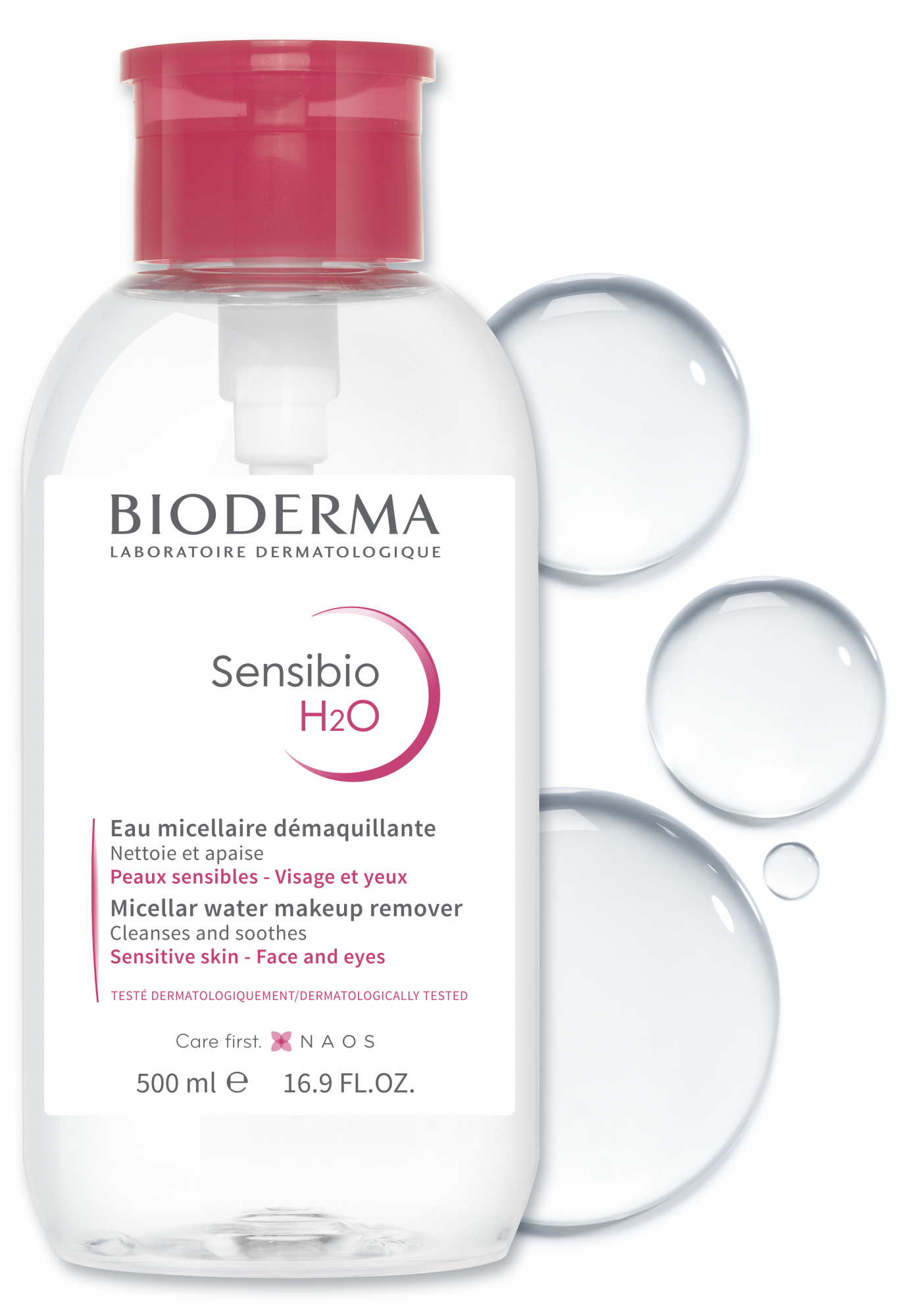 BIODERMA Sensibio H2O 500ml Bomba inversa