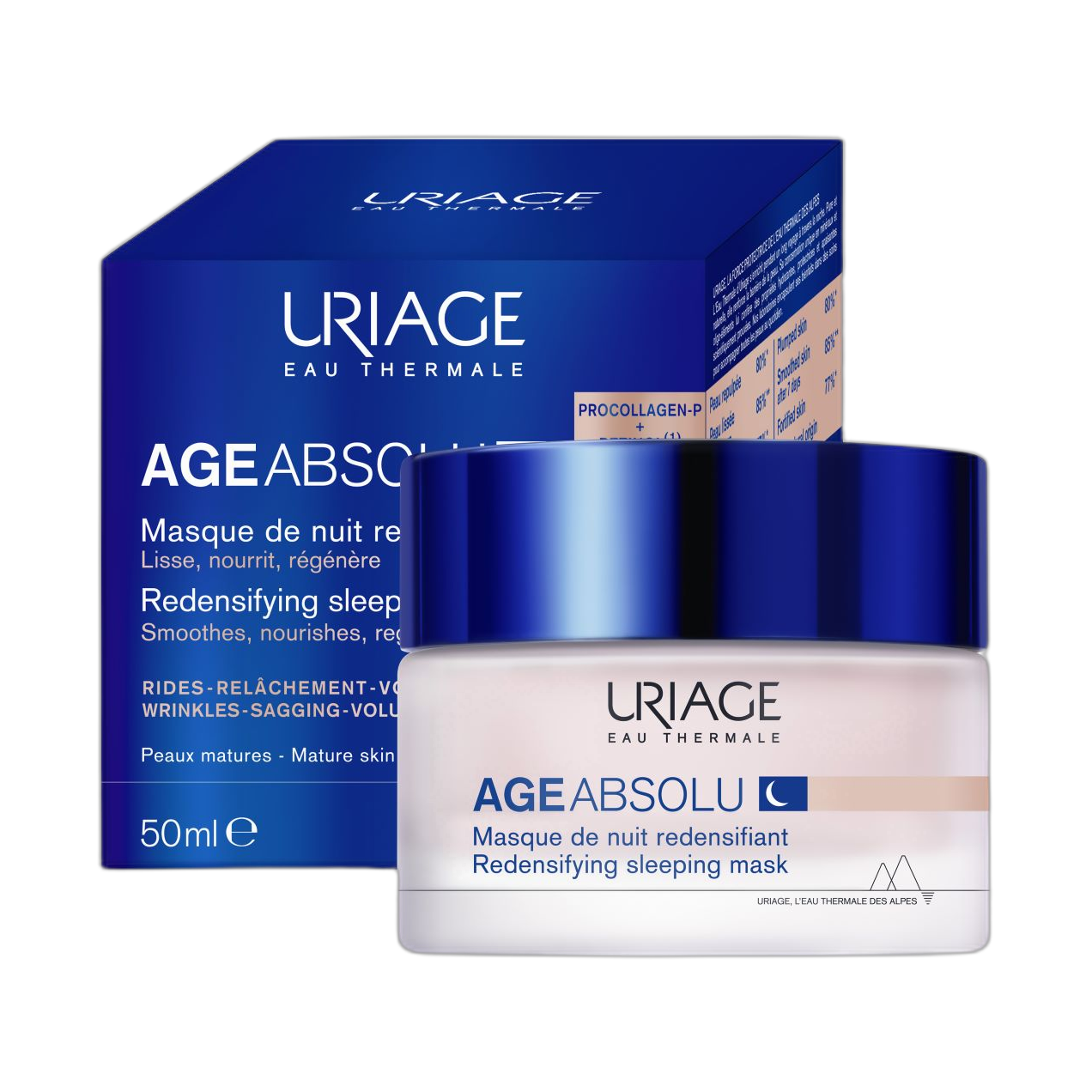 URIAGE Age absolu mascarilla de noche anti edad 50ml (fondo limpio)