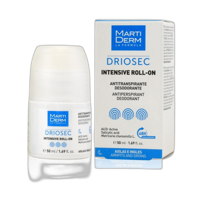 MARTIDERM Driosec intensive roll-on 50ml (fondo limpio)