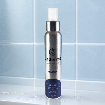 GADERMO MINOFIN 12% loción 125ml — foto de ambiente tratamiento anticaída | Supiel