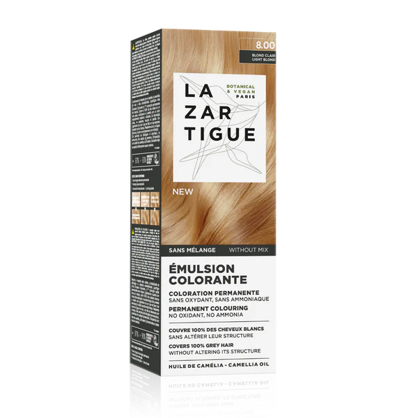 LAZARTIGUE Emulsión colorante 8.0 Blond Clair 1Kit 60ml