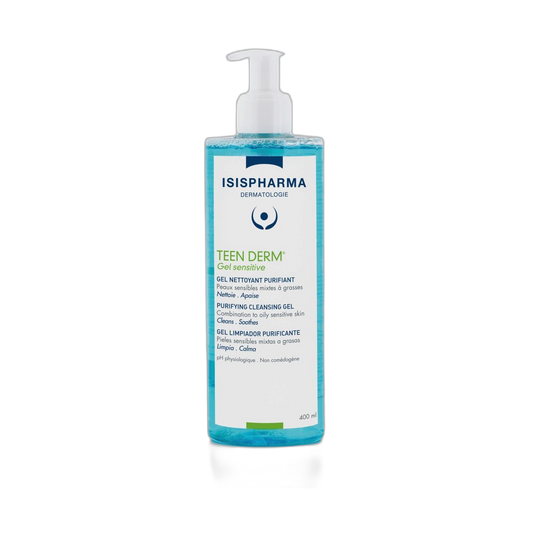 ISISPHARMA TEEN DERM Gel sensitive 400ml (fondo limpio)