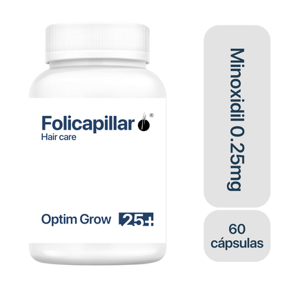 FOLICAPILLAR Minoxidil 0.25mg | 60 cápsulas — vista 2 del producto tratamiento anticaída