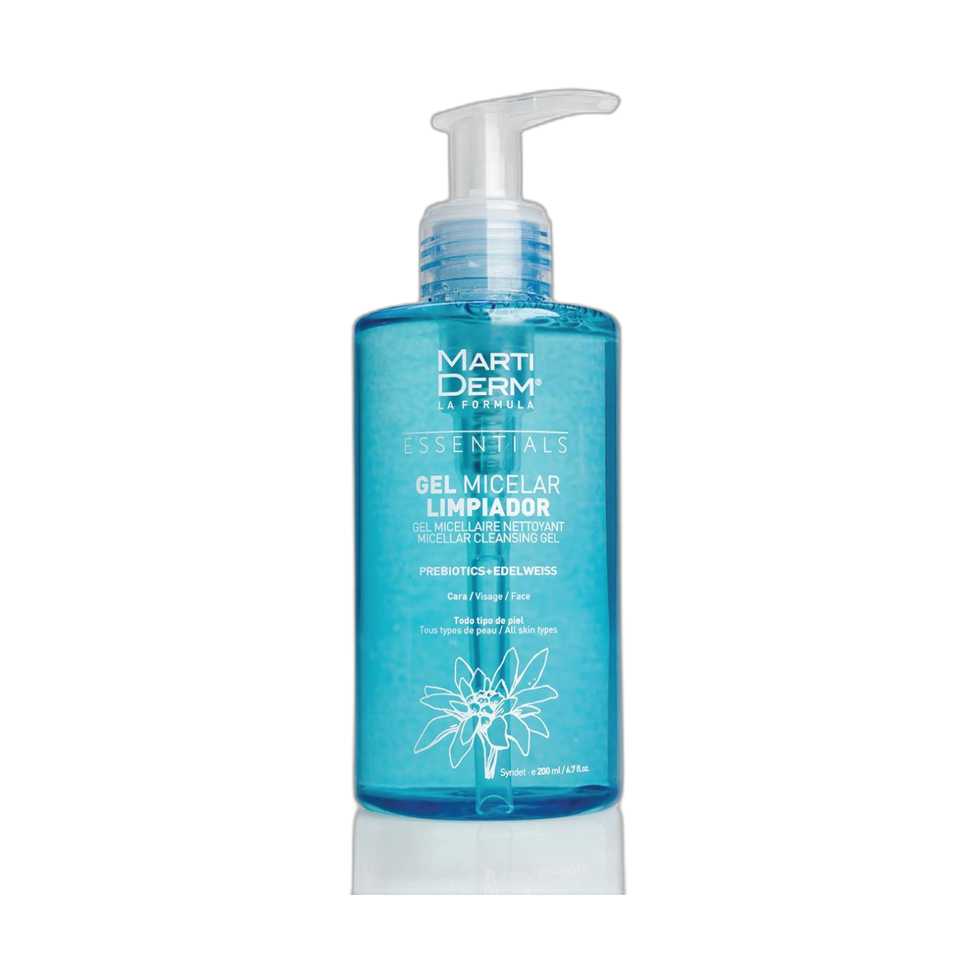 MARTIDERM Gel Micelar Limpiador 200ml (fondo limpio)