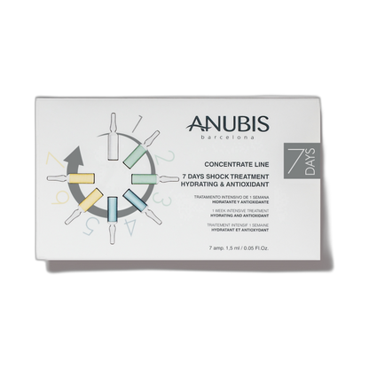 ANUBIS 7 Days Treatment Hydrating & Antioxidant 7 amp x 1.5ml (fondo limpio)