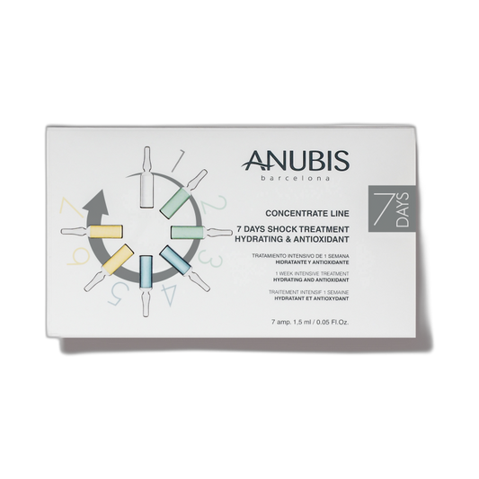 ANUBIS 7 Days Treatment Hydrating & Antioxidant 7 amp x 1.5ml (fondo limpio)