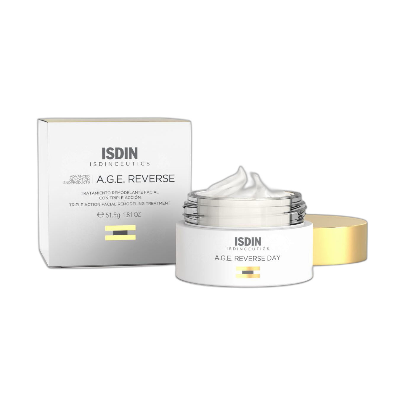 ISDINCEUTICS AGE REVERSE DAY 50ML (fondo limpio)