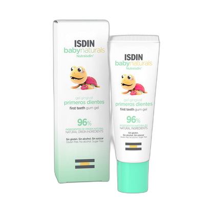 ISDIN Babynaturals first teeth gel 30ml (fondo limpio)