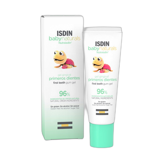 ISDIN Babynaturals first teeth gel 30ml (fondo limpio)