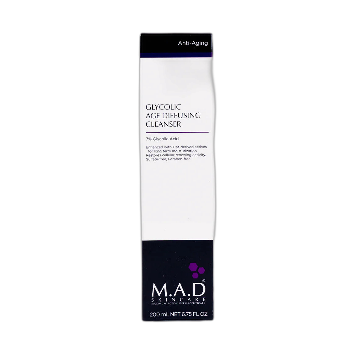 M.A.D. Glycolic Age  Diffusing Cleanser 200ml (fondo limpio)