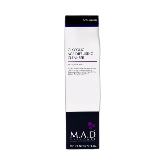 M.A.D. Glycolic Age  Diffusing Cleanser 200ml (fondo limpio)