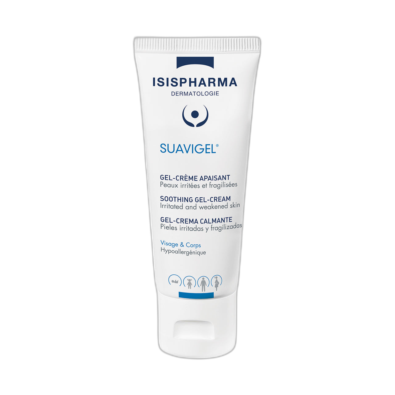 ISISPHARMA SUAVIGEL gel Crema calmante 30ml (fondo limpio)