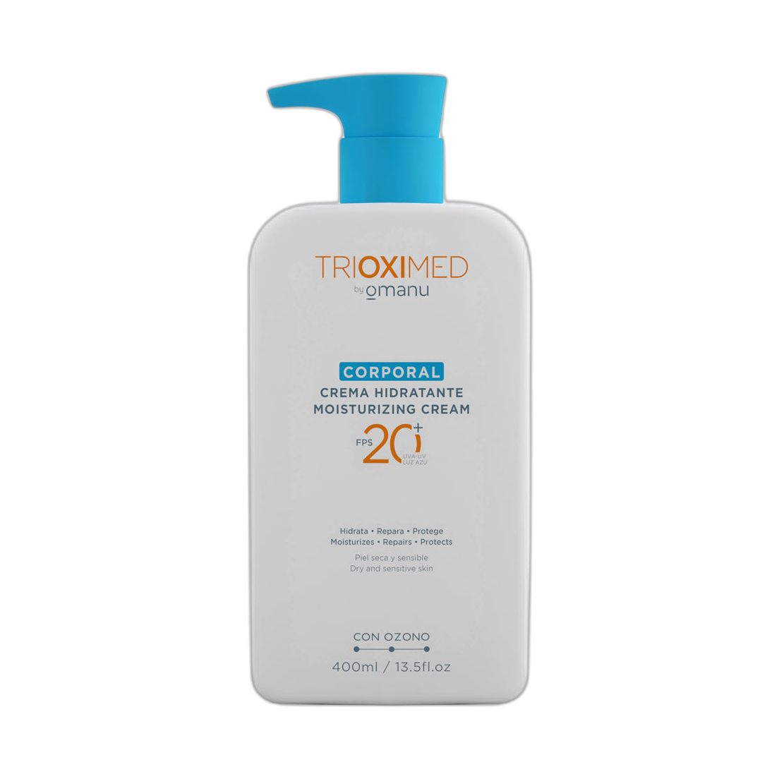 TRIOXIMED Crema Corporal 400ml (fondo limpio)