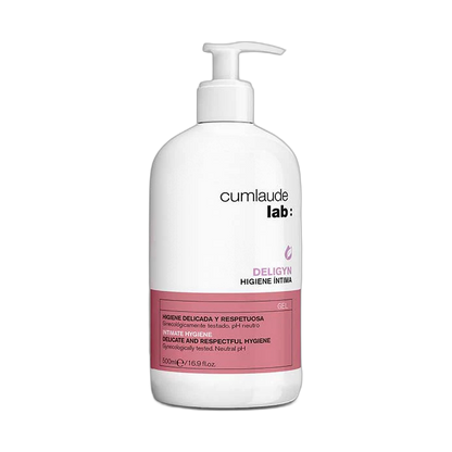 Cumlaude lab Gel Limpiador Higiene Intima Deligyn 500ml (fondo limpio)