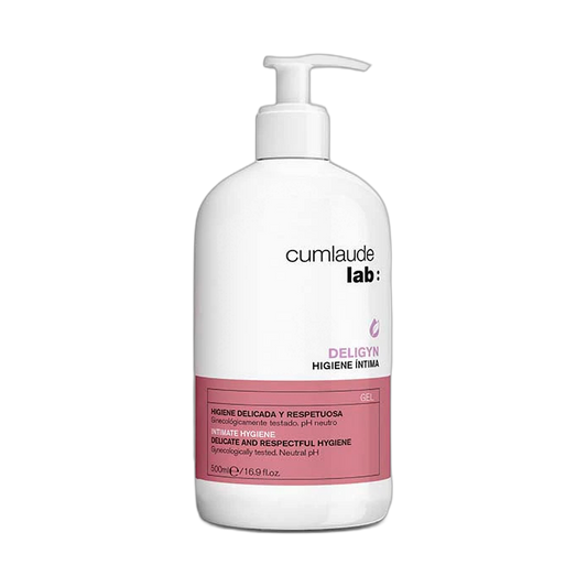 Cumlaude lab Gel Limpiador Higiene Intima Deligyn 500ml (fondo limpio)