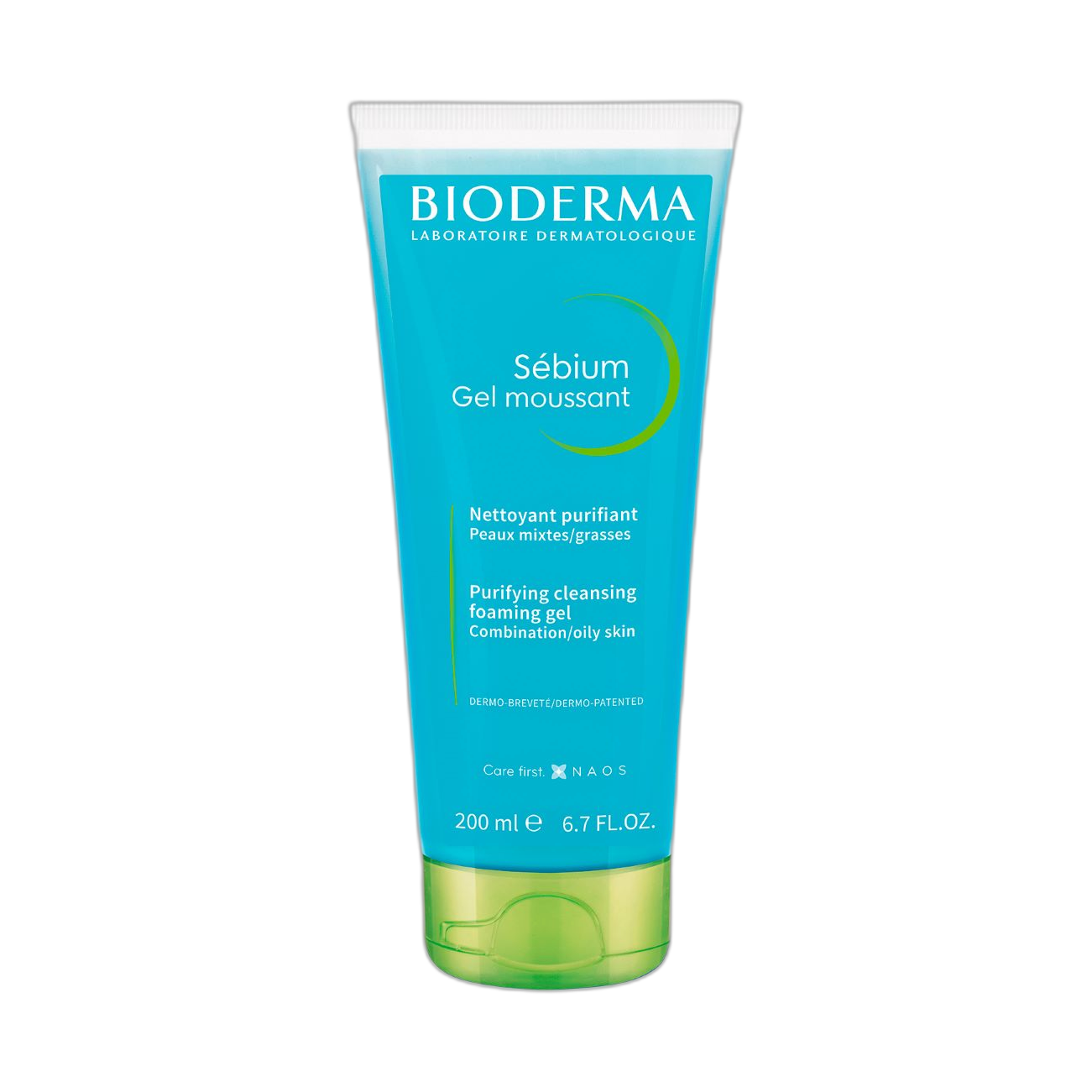 BIODERMA Sébium Gel Moussant Tubo 200 Ml (fondo limpio)