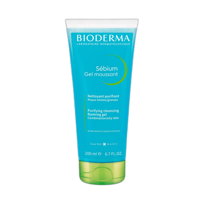 BIODERMA Sébium Gel Moussant Tubo 200 Ml (fondo limpio)