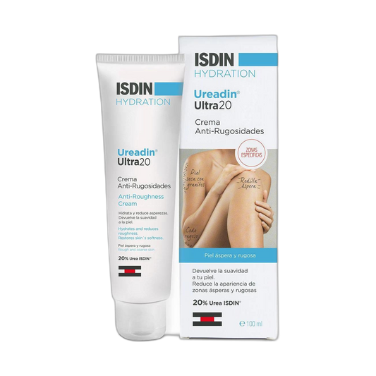 ISDIN Ureadin ultra 20 crema anti-rugosidades 100ml (fondo limpio)