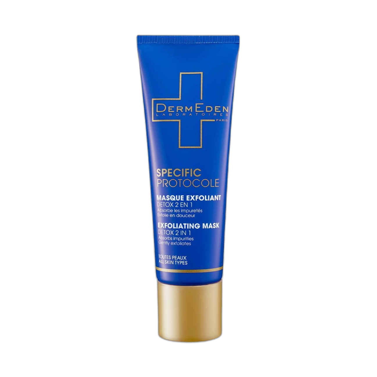 DERMEDEN Mascarilla Exfoliante detox 50ml (fondo limpio)